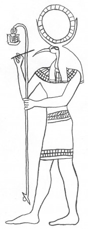 Egyptian Gods - Coloring Pages for Kids and for Adults