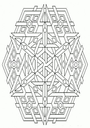 Geometrics Coloring Pages Geometric Coloring Pages Geometry ...