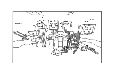 Cat Minecraft Coloring Pages - Coloring Pages For All Ages