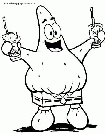 Spongebob Squarepants color page - Coloring pages for kids - Cartoon  characters coloring pages - printable coloring pages - color pages - kids coloring  pages - coloring sheet - coloring page -