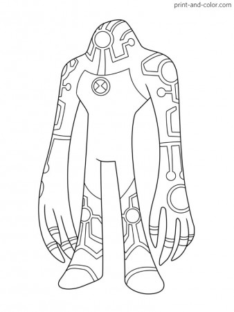 Ben 10 coloring pages | Print and Color.com | Coloring pages, Ben 10, Color