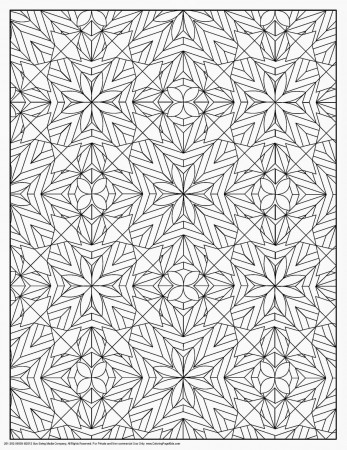 Pattern Coloring Sheets | Free Coloring Sheet