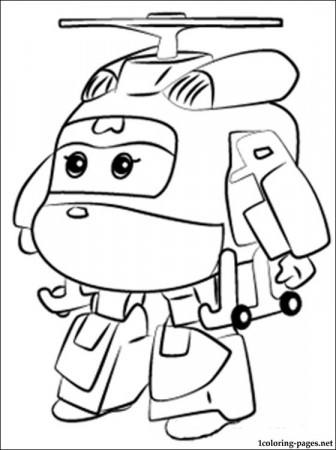 Super Wings Dizzy | Coloring pages