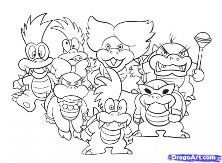 bowser pictures to print and color coloring pages for kids and ...
