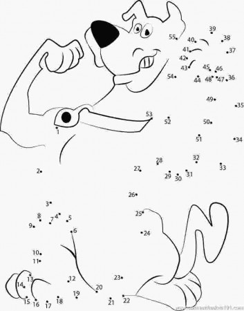 dot to dot coloring pages connect the dots funny power of ...