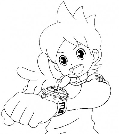 Coloring Pages Yo-Kai Watch - Morning Kids