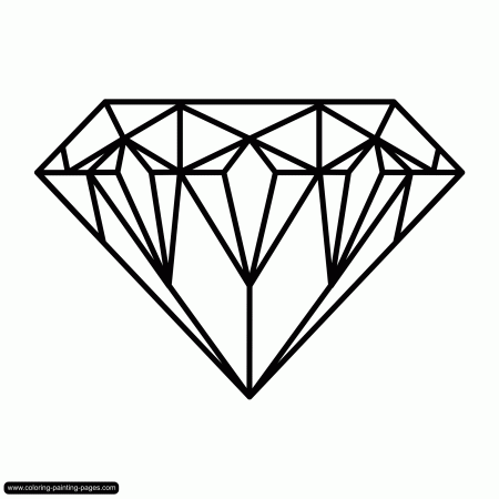 drawings of diamonds | Coloring pages various - free ...