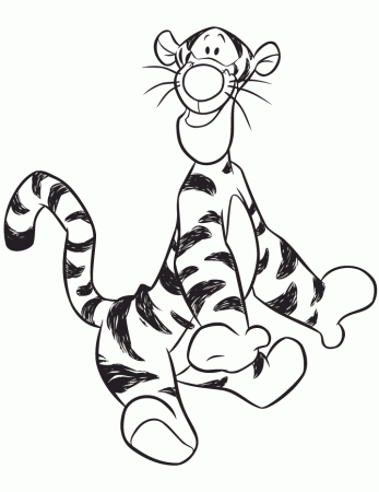 Winnie the Pooh Coloring pages -Tigger ~ Coloring Pictures