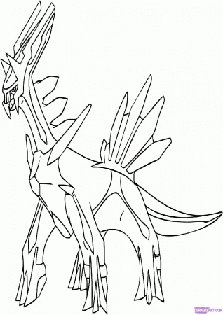 How To Draw Dialga From Pokemon | Best Coloring Page Site