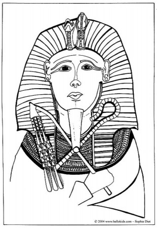 PHARAOH coloring pages - Egyptian Pharaoh