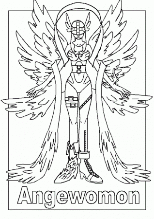 Angewomon Coloring Pages Coloring Pages For Kids #cF6 : Printable ...