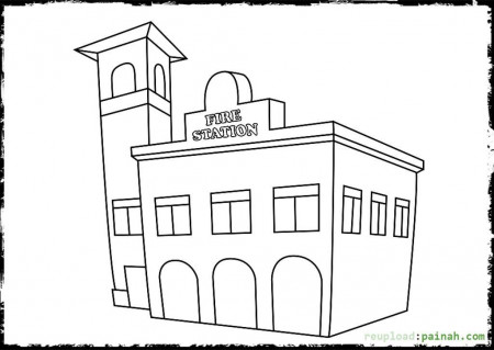 Free Fire Station Coloring Pages - Coloring Pages Now