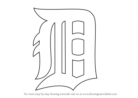 Detroit Tigers Coloring Page