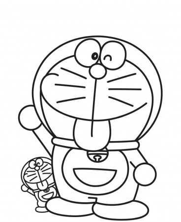 Doraemon Coloring Sheets : Relaxing Doraemon Cartoon Coloring ...
