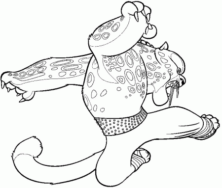 Leopard coloring - Free Animal coloring pages sheets Leopard
