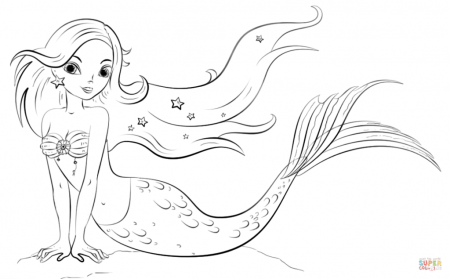 Coloring Pages Mermaids H2o - High Quality Coloring Pages