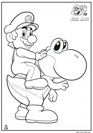 Paper Mario Super Mario Coloring Pages