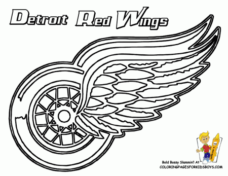 Hockey Team Logo Colouring Pictures - High Quality Coloring Pages