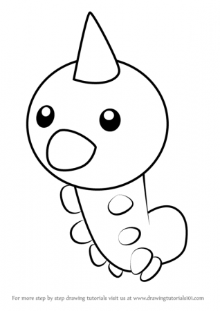 Learn How to Draw Weedle from Pokemon GO (Pokemon GO) Step by Step :  Drawing Tutorials | Pokemon coloring pages, Pokemon, Pokemon coloring