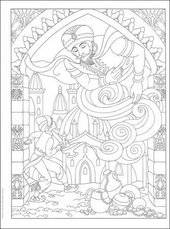 Enchanting Fairy Tale Scenes Coloring Book (Creative Haven) | Dover  Publications | 9780486828084