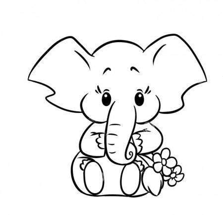 Baby Elephant Coloring Pages Ba Elephant Coloring Pages Bfc Elephants Free  Printable Coloring - albanysinsanity.com | Elephant coloring page, Monkey coloring  pages, Animal coloring pages