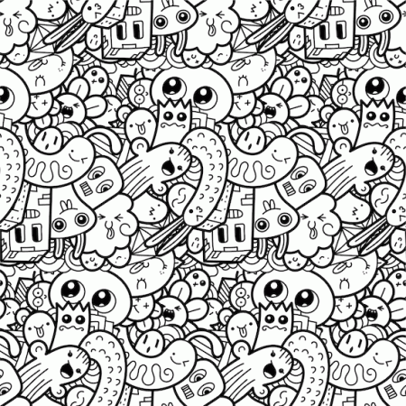 Squishy Blobs Coloring Activity Page Digital Download - Etsy