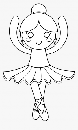 Cute Ballerina Coloring Pages, HD Png Download , Transparent Png Image -  PNGitem
