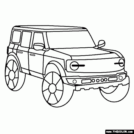 4x4 Off-Road Baja vehicle Online Coloring Pages