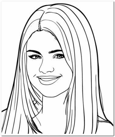 Selena Gomez #17 (Celebrities) – Printable coloring pages