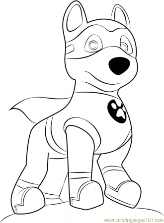 Apollo the Super Pup Coloring Page - Free PAW Patrol Coloring ...