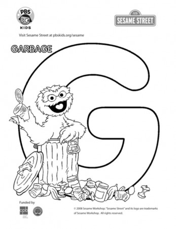 The Letter G Coloring Page | Kids Coloring… | PBS KIDS for Parents