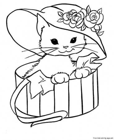 Angel Kitten Coloring Pages - Ð¡oloring Pages For All Ages