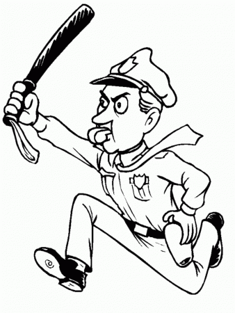 police coloring pages - High Quality Coloring Pages