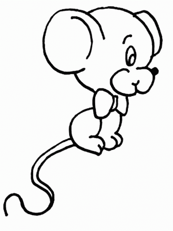 Mouse coloring page - Animals Town - Animal color sheets Mouse picture