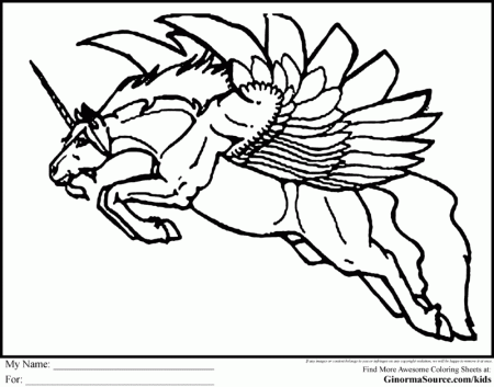 Hercules Pegasus Coloring Pages Hercules Fighting With Pegasus ...