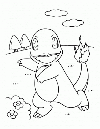 Science Pokemon Coloring Pages Charmander Coloring - Widetheme