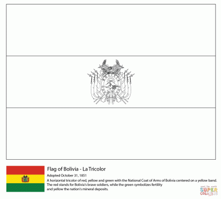 Peru Flag coloring page | Free Printable Coloring Pages