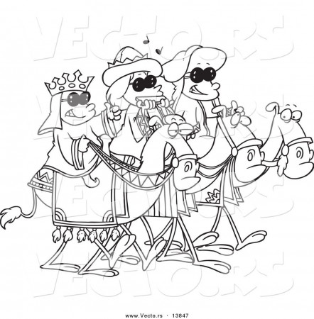 3 Kings Coloring Pages - Coloring Page