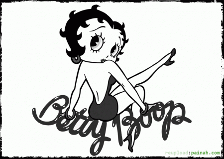 Betty Boop Pumpkin Coloring Pages - Coloring Pages For All Ages