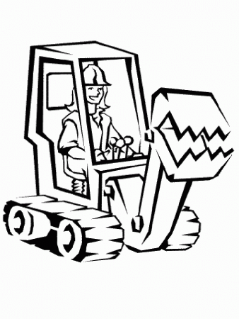 Construction - Coloring Pages for Kids and for Adults