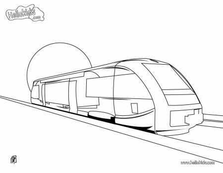 TRAIN coloring pages - People at the railway station