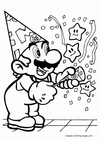 Mario Coloring Pages | Resume Format Download Pdf