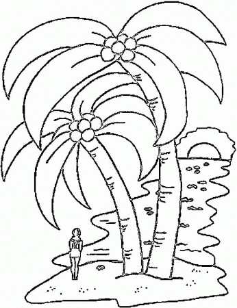 Palm Trees Coloring Pages #4 - Pages For Kids Az Coloring Pages ...