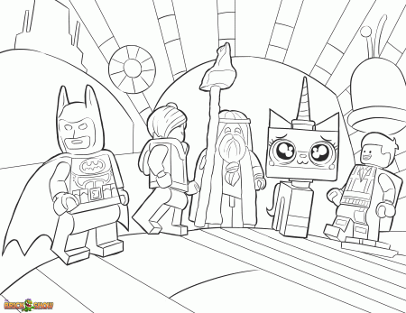 The Lego Movie - Coloring Pages for Kids and for Adults