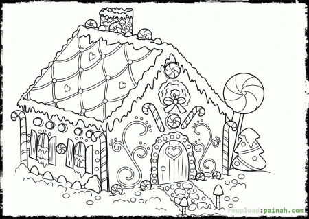 Gingerbread Coloring Pages To Print Free - High Quality Coloring Pages