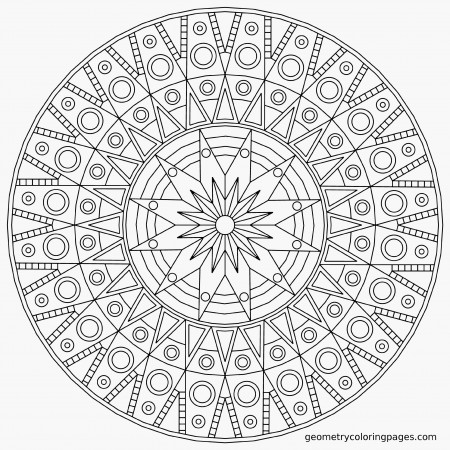 Mandala Coloring Pages Expert Level Printable - Coloring