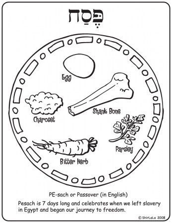 Pesach (Passover) Coloring Page | Reform Judaism