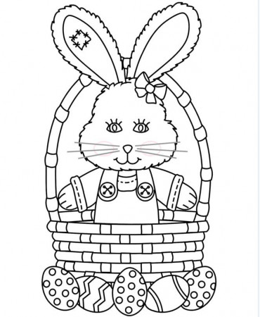11 Places for Free Easter Bunny Coloring Pages
