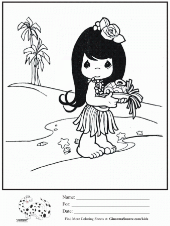 Hawaii - Coloring Pages for Kids and for Adults