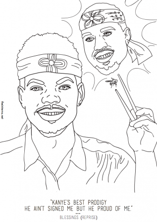 Chance The Rapper's Coloring Book Inspired An Actual Coloring Book ...
